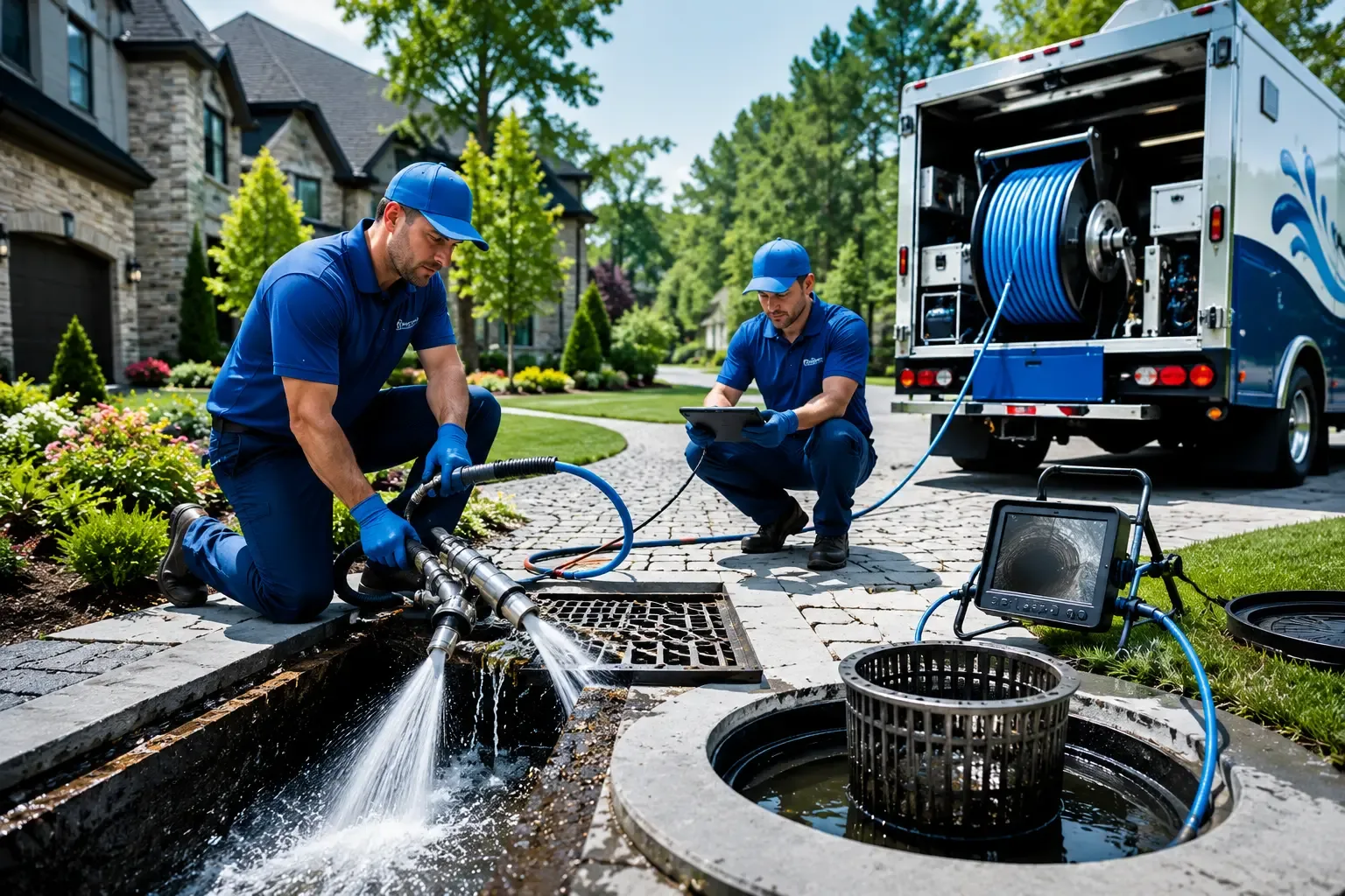 Local outdoor drain cleaning professionals in Tishomingo, OK